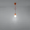 Lampa wisząca DIEGO 1 pomarańczowy